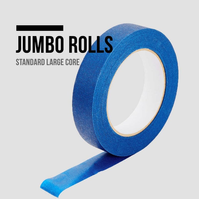 Lichamp 10-Piece Blue Painters Tape 1 inch, Blue Masking Tape Bulk Multi Pack, 1 inch x 55 Yards x 10 Rolls (550 Total Yards) - Image 5